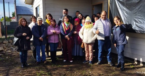 Estuvo en la comuna de Quilaco, la Seremi de Vivienda de la Región del Bío Bío, Claudia Toledo, junto a...